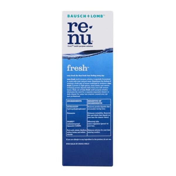 Bausch & Lomb Renu Fresh Multi-Purpose 120ml Contact Lens Solution (Pack of 1) - Image 2