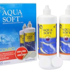 Aquasoft Multipurpose Solution For Soft Contact Lenses Combo Pack
