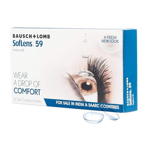 Bausch Lomb Soflens59 Monthly Disposable Contact Lens (6 Lens Pack -3.00) - Image 2