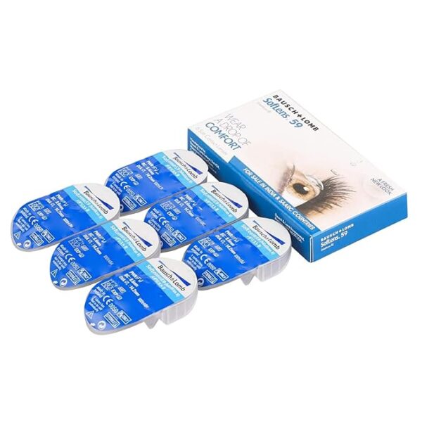 Bausch Lomb Soflens59 Monthly Disposable Contact Lens (6 Lens Pack -3.00) - Image 3